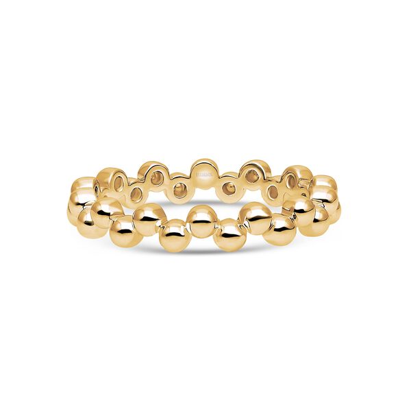 Stackable Splash Ring, Yellow Gold